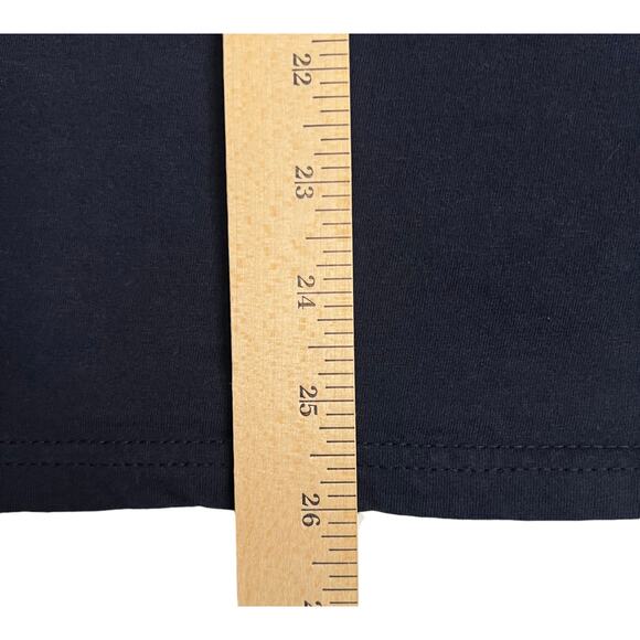 Disney Donald Duck T-shirt in a Santa hat Top of the Naughty List Navy Medium - Picture 10 of 10